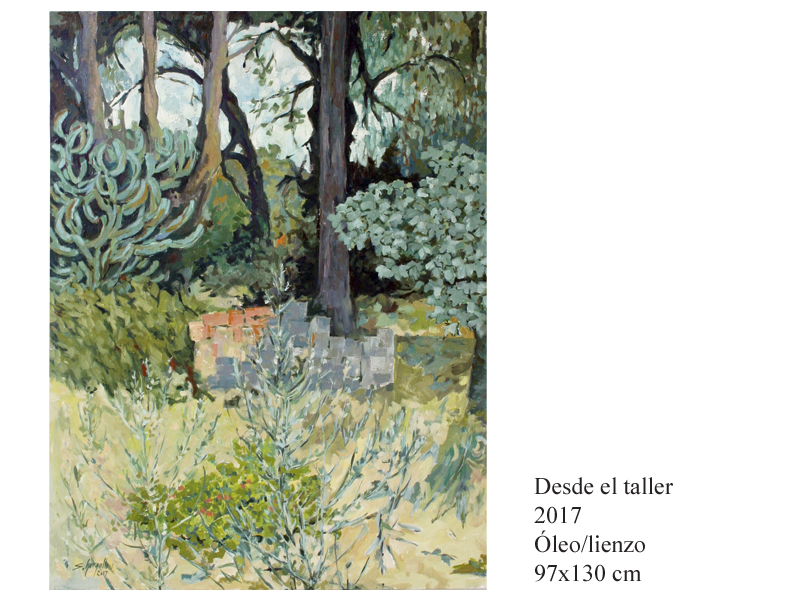 Desde el taller 2017 Ã“leo/lienzo 97x130 cm
